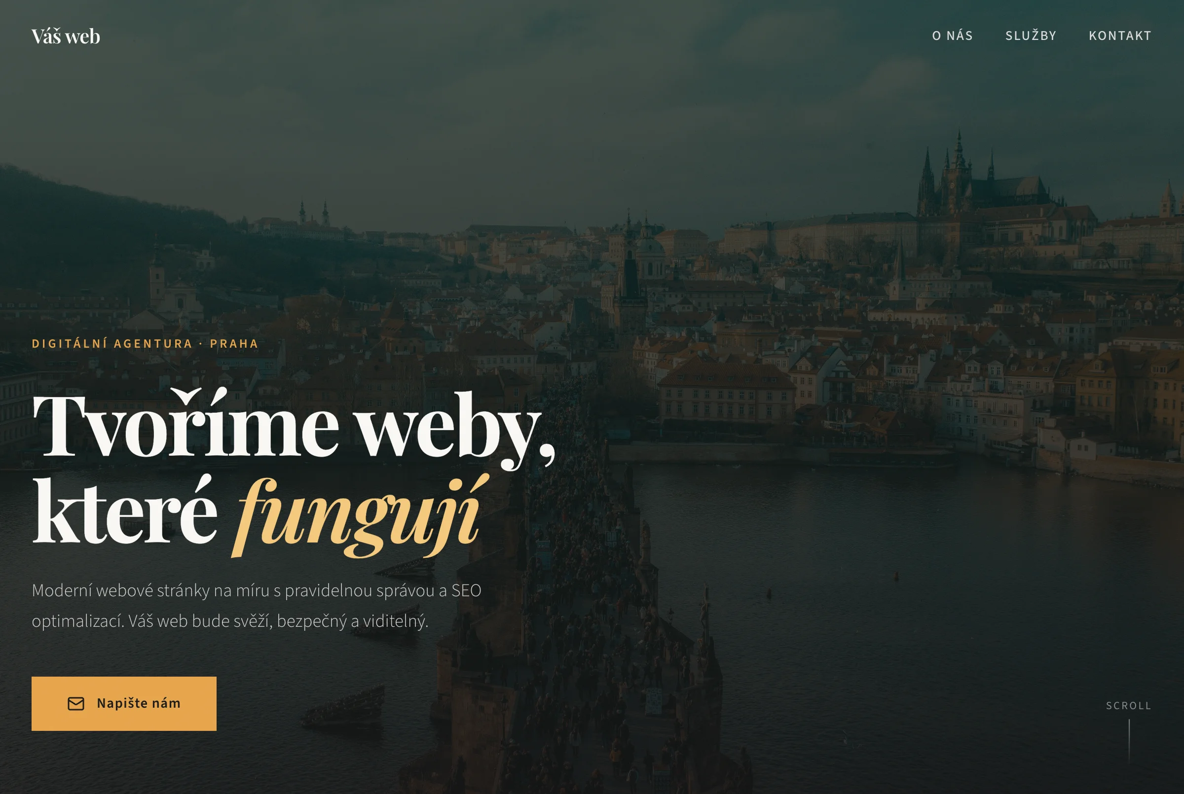 Example of a professional small-business website built with WebSmoothly